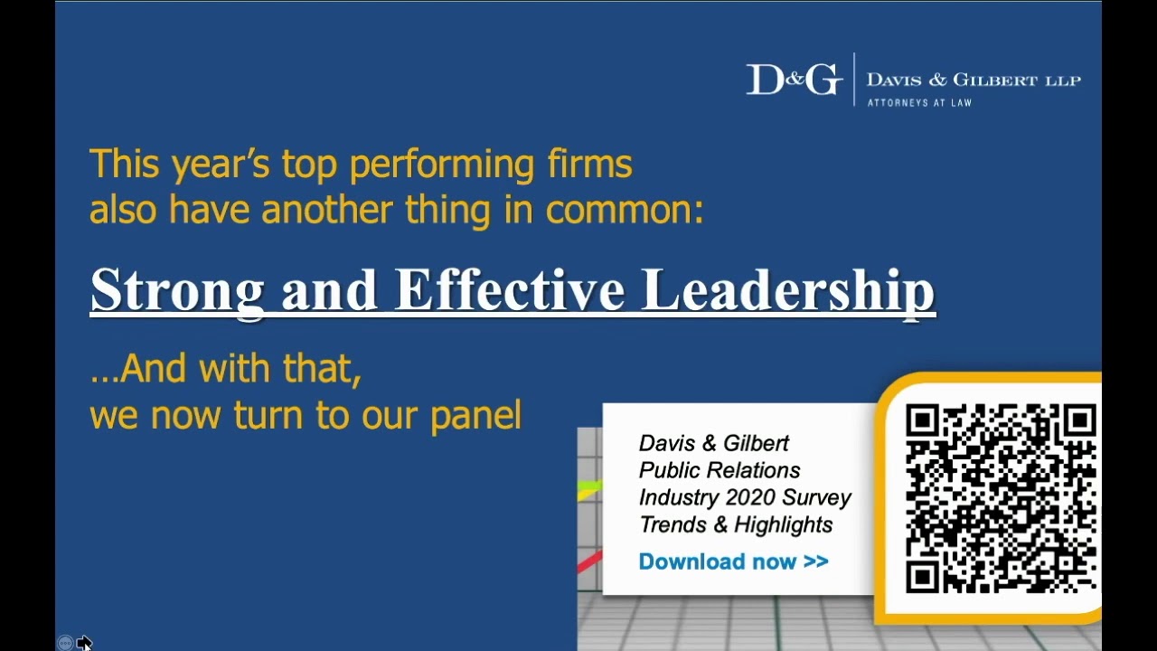 Entrepreneurs Forum   Thriving Rather Than Just Surviving in 2020   Davis & Gilbert