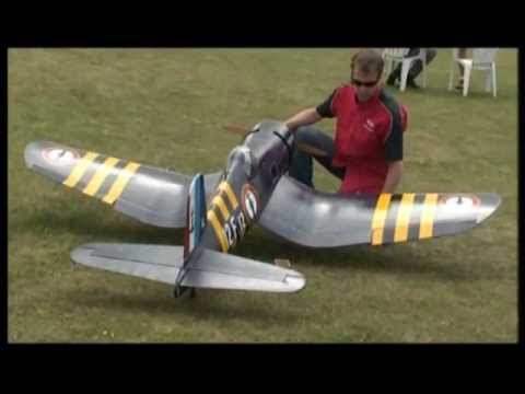 LARGE 1/5 SCALE RC THUNDERBOLT - CORSAIR - TJD RC MODELS BICKLEY SCALE 2011