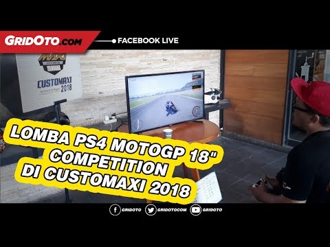 Serunya Kompetisi Game MotoGP PS4 di Customaxi 2018