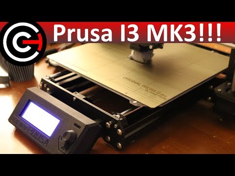 Original Prusa i3 MK3 3D Printer! First Looks and Feature Tests!
