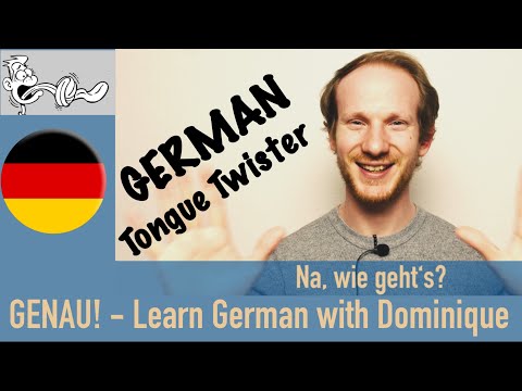 The most famous German tongue twister! | GENAU! | Learn German with Dominique | Fischers Fritze