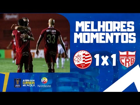 Gols e lances de Náutico x CRB