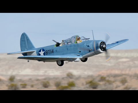 Douglas TBD-1 Devastator (1:7.3 Scale) by John Morgan - MAIDEN FLIGHT! St. George Utah, 2018