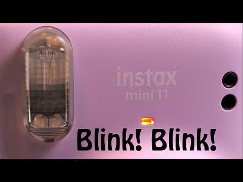 YouTube video about: Why is my instax mini 11 blinking orange light?