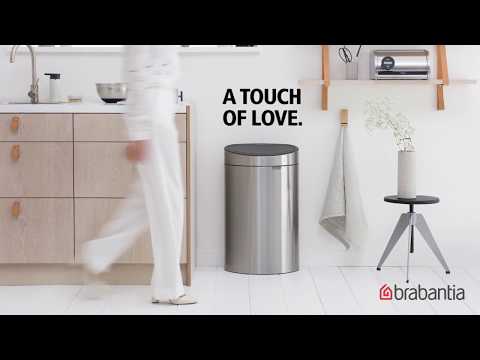פח טאץ אובלי 40 ליטר מט Brabantia FPP
