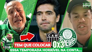 DETONARAM!⚠️ PAULO SERDAN E KLEBER GLADIADOR TEMPORADA HORRÍVEL DO VERDÃO  ATLÉTICO MG 0X3 PALMEIRAS