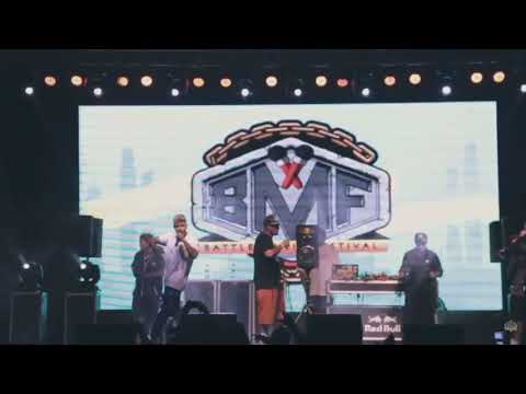 ACZINO Y VALLES-T DESPUES DE LA FINAL BMF 2019  RAPEAN JUNTOS