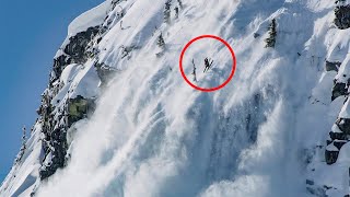 Scary Snow Mountain Collapse and Avalanche Compilation