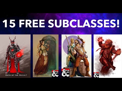 I Made 15 Free D&d Subclasses! (5e)