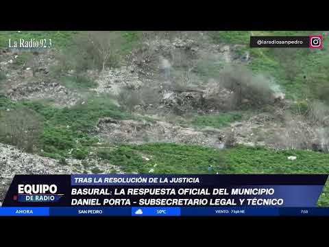 Basural: Respuesta oficial del municipio