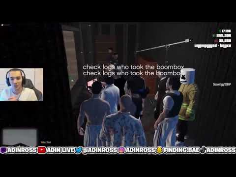 Adin reacts to Lil tjay calling my phone | GTA RP SSB WORLD #adinlive #Liltjay