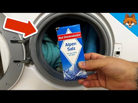 Kippe SALZ in die Waschmaschine und STAUNE WAS PASSIERT💥(Genialer Trick)🤯