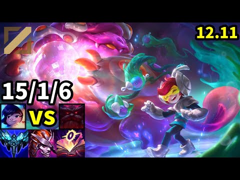 Nunu & Willump Mid vs Ornn - KR Challenger | Patch 12.11