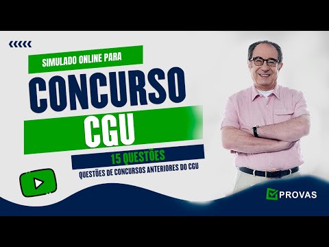 Concurso CGU 2021/2022 - Simulado Analista de Finanças e Controle - Questões de Concursos da CGU.
