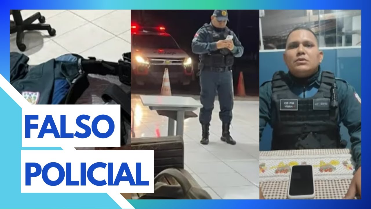 FALSO POLICIAL É PRESO APÓS PEDIR CARONA EM VIATURA DA PM