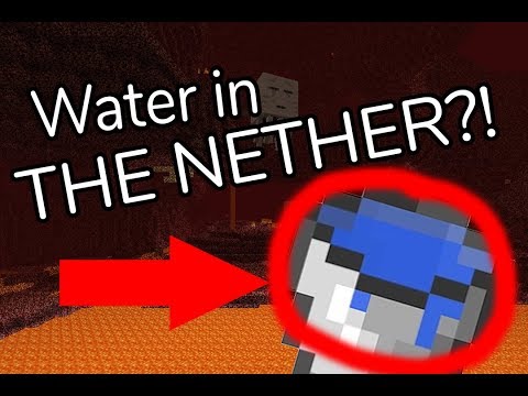 How to place WATER in the NETHER! - Illegal Minecraft building techniques