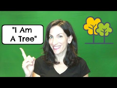 Recite the poem "I Am A Tree" with Nancy (FULL POEM w/ACTIONS)