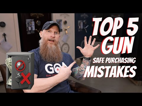 Top 5 Mistakes People Make When Buying a Gun Safe