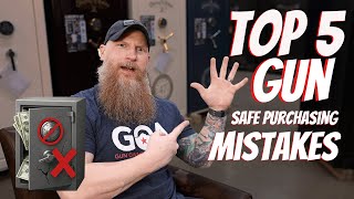 Top 5 Mistakes People Make When Buying a Gun Safe