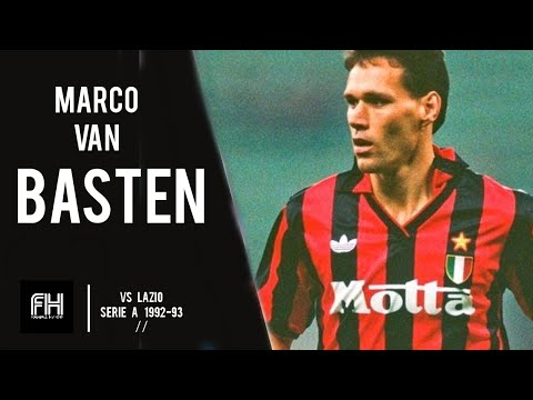 Marco van Basten ● Goals and Skills ● AC Milan 5-3 SS Lazio ● Serie A 1992-93