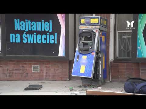 NAPAD NA BANKOMAT W CENTRUM MIASTA