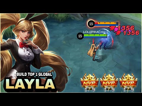 LAYLA BEST BUILD 2022 | INSANE DAMAGE | BUILD TOP 1 GLOBAL LAYLA | MLBB