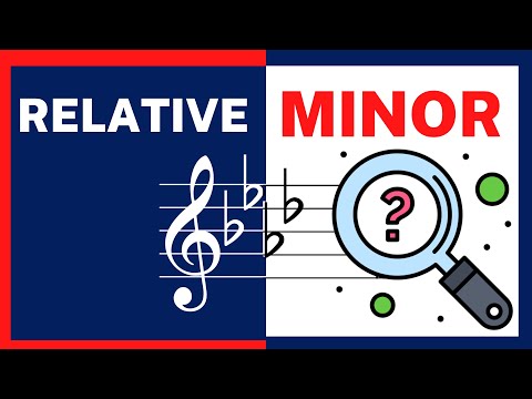 How to Find the RELATIVE MINOR of any key signature - Easy Music Theory Course