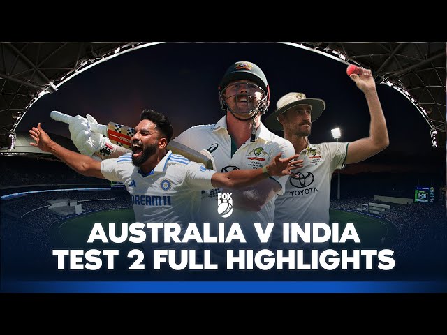 Australia vs India Test 2 – Full Match Highlights