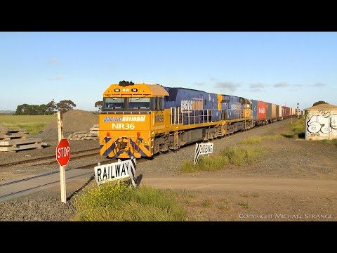 5MA5 Pacific National Container Train (4/11/2021) - PoathTV Australian Railways