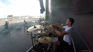Matt Greiner from August Burns Red at SummerBreeze 2017 Drum Cam