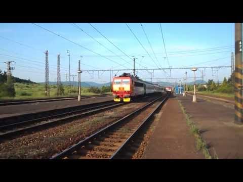 Odjezd vlaku Sp 1695 (ČD 362.127, zpoždění 5 min) - Kadaň-Prunéřov, 18. 6. 2013