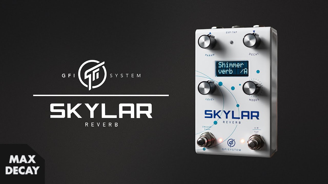 GFI System Skylar Reverb Pedal Demo - Stereo
