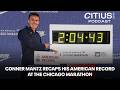 Conner Mantz On Breaking The American Record At The 2025 Chicago Marathon Race Recap Reflection