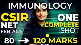 CSIR NET Immunology | One Shot Complete Revision | Score from 80 to 120 Marks | CSIR NET Feb 2025