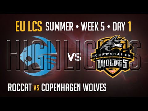 Roccat vs Copenhagen Wolves HIGHLIGHTS | Week 5 EU LCS Summer Split 2015 S5 | ROC vs CW W5
