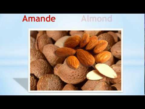 Les fruits Français/Anglais - Fruits French/English