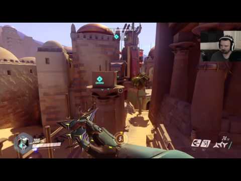 Overwatch Beta gameplay pt27 - Mystery Hero Playlist: Egyptian Tango