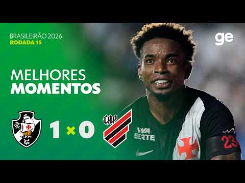 Gols e lances de Vasco da Gama x Athletico Paranaense