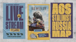 Age of Steam - Stalinist Russia - 5p Teaching, Play-through, & Round table by Heavy Cardboard