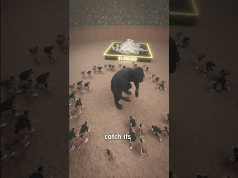 100 Men Vs 1 Gorilla For $1 Million 😳