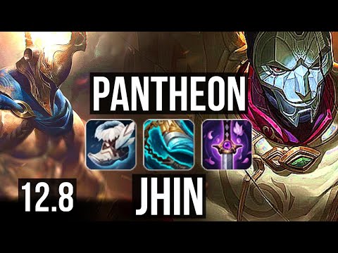 PANTHEON vs JHIN (TOP) | 1.3M mastery, Legendary, 600+ games, 14/4/13 | EUW Master | 12.8