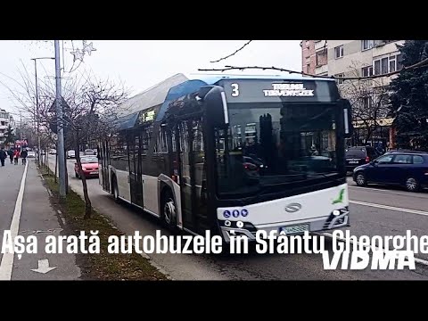 Așa se circulă în Municipiul Sfântu Gheorghe cu mijloacele de transport în comun!