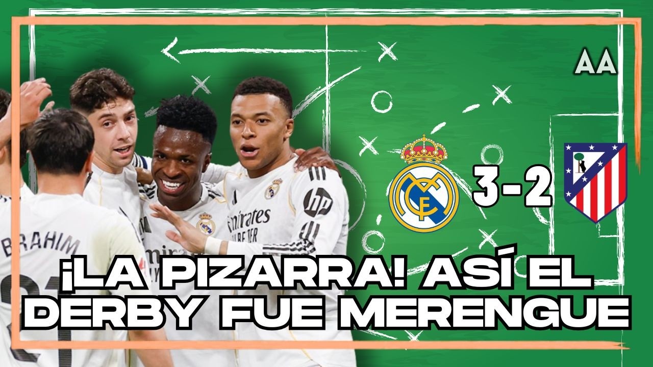 Asi ganó el Real Madrid el derby ante el Aleti