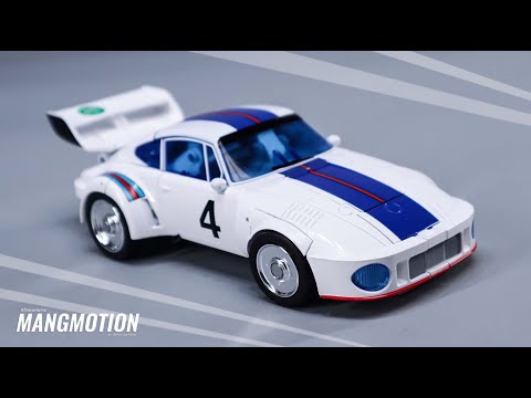 Transformers stop motion：FansToys FT-48 Jive Jazz Porsche 935 Turbo and quick review