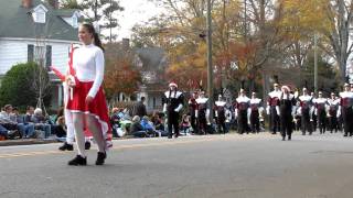 preview picture of video 'JMRHS in Concord Christmas Parade 2011'