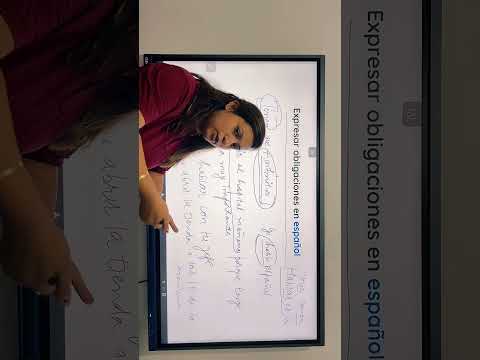 Express OBLIGATIONS in spanish. 1 hour long class . #learnspanish# Spanish grammar