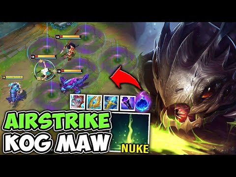 Sniper AP Kog'Maw looks like a literal cheat code (LONG RANGE NUKES)