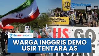 Warga Inggris Demo, Usir Tentara AS dari Pangkalan Militer Fairford: Pulang! Tak Ada Perang di Sini