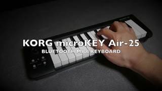 Video thumbnail for Midi Keyboard (3) - KORG microKEY Air-25 FIRST IMPRESSION by Sound_Cubizm10 by Gisaione