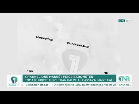 Channel One Market Price Barometer: Tomatoes, Cassava and Maize Get Cheaper | October 2026